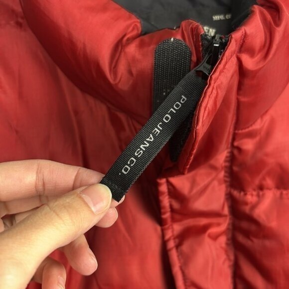 Polo Jeans co Ralph Lauren outerwear vtg red‎ down jacket - Picture 5 of 7